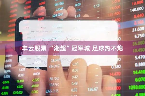 丰云股票 “湘超”冠军城 足球热不熄